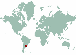 Tacuarembo Department in world map