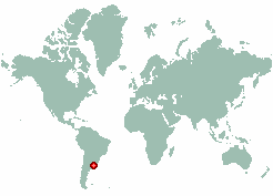 Piedritas in world map